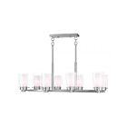 Livex Lighting 50678-91 Manhattan 8-lumières 480W Nickel brossé Lustre