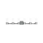 Livex Lighting 50685-91 Midtown 6-Lights 360W Nickel brossé Luminaire de vanité