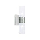 Livex Lighting 50692-91 Midtown 2-Lights 120W Nickel brossé Luminaire de vanité