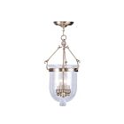 Livex Lighting 5083-01 Jefferson 3-Lumières 180W Laiton antique Suspendu
