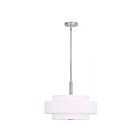 Livex Lighting 50874-91 Meridian 4-Lumières 240W Nickel brossé Suspendu
