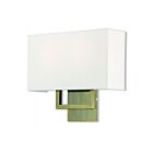 Livex Lighting Pierson 50990-01 80W 2-Lumières Laiton antique Applique Murale