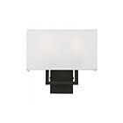 Livex Lighting Pierson 50990-04 80W 2-Lumières Noir Applique Murale