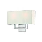 Livex Lighting Pierson 50991-05 80W 2-Lumières Chrome poli Applique Murale