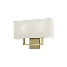 Livex Lighting Pierson 50995-01 80W 2-Lumières Laiton antique Applique Murale