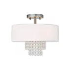 Livex Lighting Carlisle 51026-91 2-Lumières 120W Luminaire de plafond