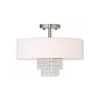 Livex Lighting Carlisle 51027-91 3-Lumières 180W Luminaire de plafond
