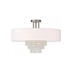 Livex Lighting Carlisle 51029-91 5-Lumières 300W Luminaire de plafond