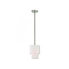 Livex Lighting 51040-91 MERIDIAN 1-Lumière 40W Nickel brossé Suspendu
