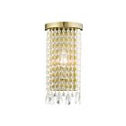 Livex Lighting Elizabeth 51061-01 60W 1-Lumière Laiton antique Applique Murale