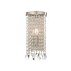Livex Lighting Elizabeth 51061-91 60W 1-Lumière Nickel brossé Applique Murale