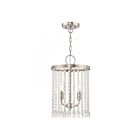 Livex Lighting 51063-91 Elizabeth 2-Lumières 120W Nickel brossé Suspendu