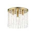 Livex Lighting Elizabeth 51067-01 3-Lumières 180W Laiton antique Plafonnier