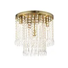 Livex Lighting Elizabeth 51068-01 5-Lumières 300W Laiton antique Plafonnier