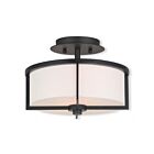 Livex Lighting Wesley 51072-07 2-Lumières 80W Luminaire de plafond