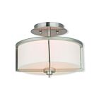 Livex Lighting Wesley 51072-91 2-Lumières 80W Luminaire de plafond