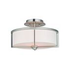 Livex Lighting Wesley 51073-91 2-Lumières 120W Luminaire de plafond
