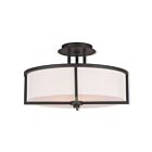 Livex Lighting Wesley 51074-07 3-Lumières 180W Luminaire de plafond