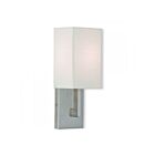 Livex Lighting Hollborn 51101-91 40W 1-Lumière Nickel brossé Applique Murale