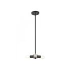 Livex Lighting 51133-04 Copenhagen 3-lumières 180W Noir avec accents en nickel brossé Lustre