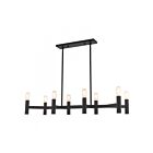 Livex Lighting 51138-04 Copenhagen 8-lumières 480W Noir Lustre