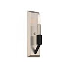Livex Lighting Beckett 51161-91 60W 1-Lumière Nickel brossé et noir Applique Murale