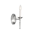 Livex Lighting Williamsburgh 5121-91 60W 1-Lumière Nickel brossé Applique Murale