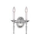 Livex Lighting Williamsburgh 5122-91 120W 2-Lumières Nickel brossé Applique Murale