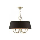 Livex Lighting 51355-01 Palma 5-lumières 300W Laiton antique Lustre