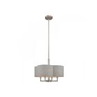 Livex Lighting 51364-91 Kalmar 4-Lumières 240W Nickel brossé Suspendu