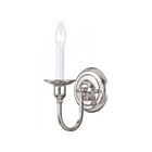 Livex Lighting Cranford 5141-35 60W 1-Lumière Nickel poli Applique Murale