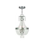 Livex Lighting 51853-91 Valentina 3-Lumières 180W Nickel brossé Suspendu