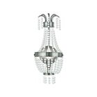 Livex Lighting Valentina 51872-91 60W 1-Lumière Nickel brossé Applique Murale