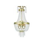 Livex Lighting Valentina 51874-28 180W 3-Lumières Or d’hiver appliqué à la main Applique Murale