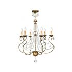 Livex Lighting 51906-36 Isabella 6-lumières 360W Bronze européen appliqué à la main Lustre