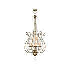Livex Lighting 51911-36 Isabella 9-lumières 540W Bronze européen appliqué à la main Lustre
