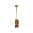 Livex Lighting 52040-08 Greenwich 1-Lumière 100W Laiton naturel Suspendu