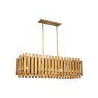 Livex Lighting 52045-08 Greenwich 5-lumières 500W Laiton naturel Lustre