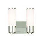 Livex Lighting 52102-35 Weston 2-Lights 120W Nickel poli Luminaire de vanité