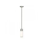 Livex Lighting 52111-91 Weston 1-Lumière 60W Nickel brossé Suspendu