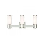 Livex Lighting 52123-35 Weston 3-Lights 180W Nickel poli Luminaire de vanité