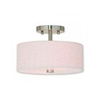 Livex Lighting Meridian 52133-91 2-Lumières 80W Luminaire de plafond