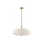 Livex Lighting 52138-01 Monroe 5-Lumières 300W Laiton antique Suspendu