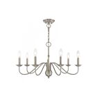 Livex Lighting 52167-91 Windsor 7-lumières 420W Nickel brossé Lustre