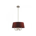 Livex Lighting 52904-91 Belclaire 4-Lumières 240W Nickel brossé Suspendu