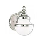 Livex Lighting Oldwick 5711-05 1-Lumière 75W Chrome poli Luminaire de vanité