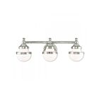 Livex Lighting 5713-05 Oldwick 3-Lights 225W Chrome poli Luminaire de vanité