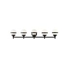 Livex Lighting 5715-04 Oldwick 5-Lights 375W Noir Luminaire de vanité