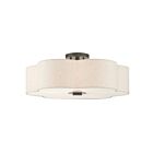 Livex Lighting Solstice 58068-92 5-Lumières 300W Bronze anglais Plafonnier Semi Encastré