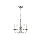 Livex Lighting 6030-91 Basics 5-lumières 300W Nickel brossé Lustre